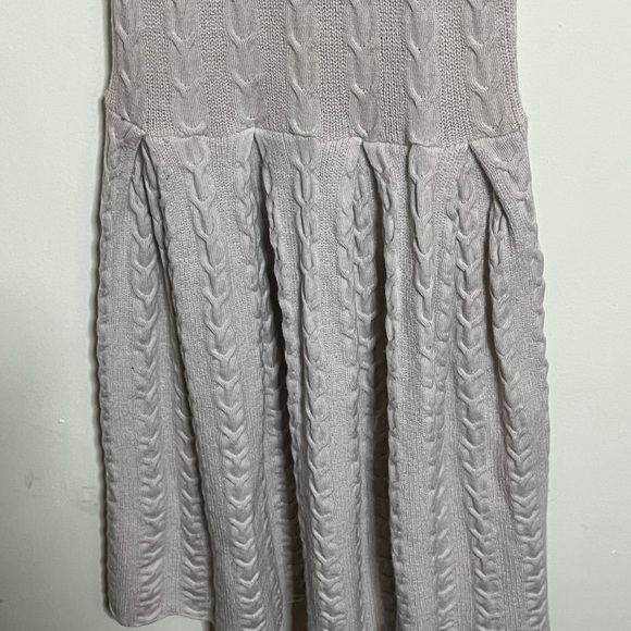 Far Away From Close Anthropologie Gray Wool Imperfection Sweater Dress Sz Small - Picture 8 of 10